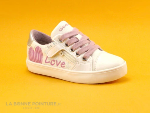 Geox SP GISLI J024NB Blanc Rose Love - Basket Fille -Enfants Chaussure Boutique cd24607c73b9e66c561f35ea11d5d5ef img 1762.jpg 144710