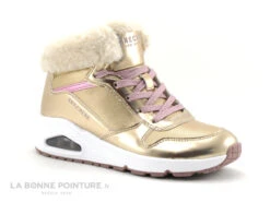 Skechers 310518L - Uno Cosy On Air - Rose Gold - Basket Montante Fille